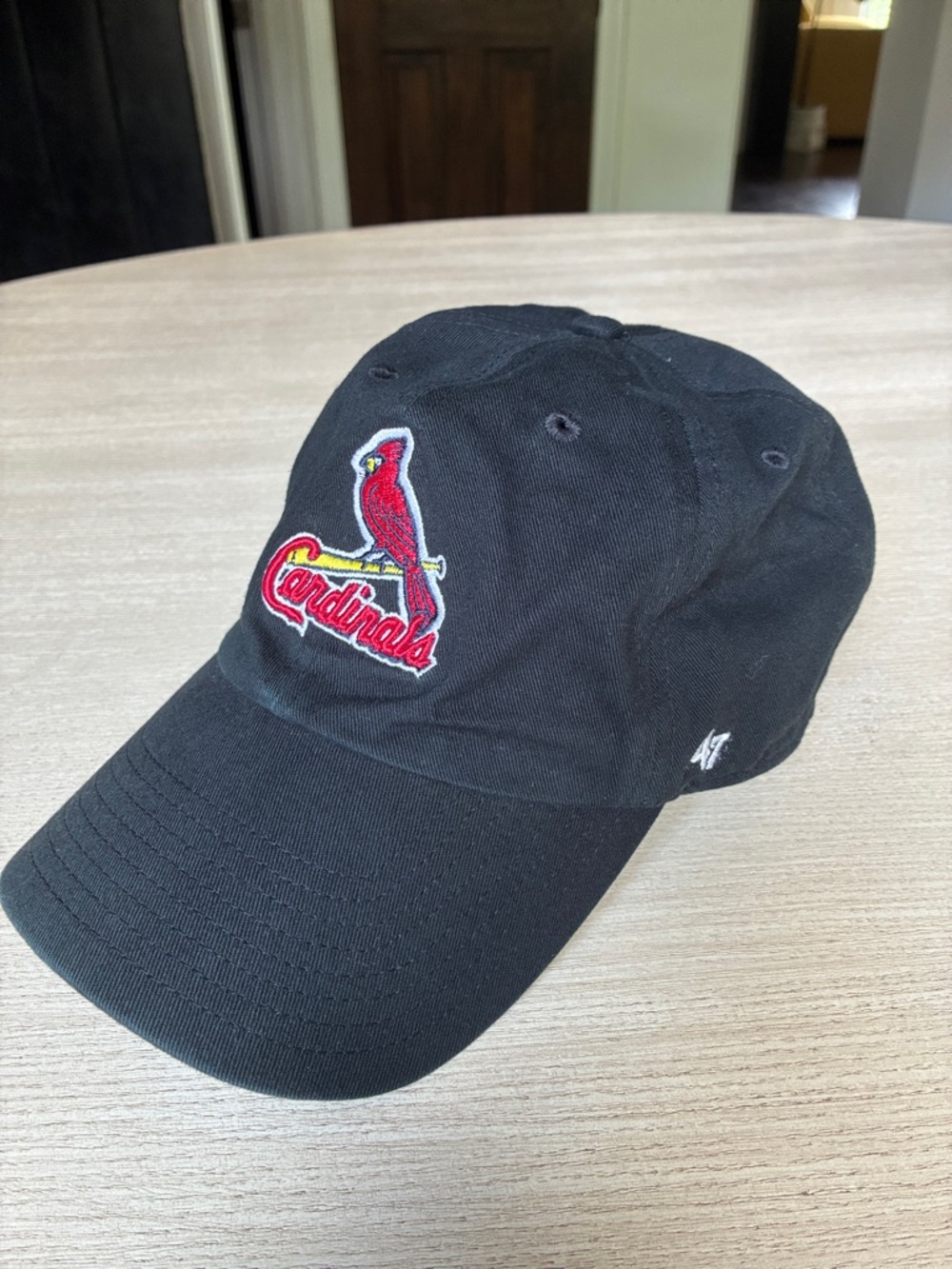 47 Brand St. Louis Cardinals Black Baseball Cap with Embroidered Logo